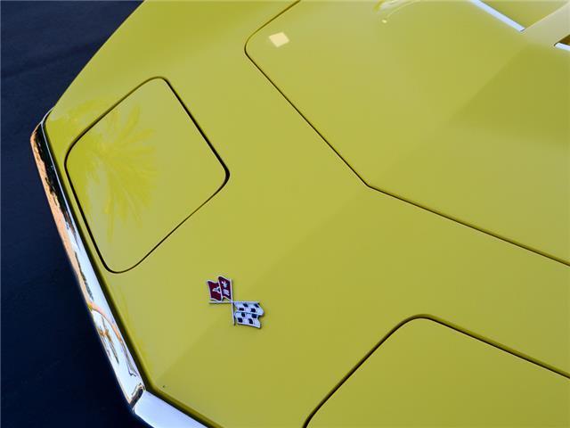 1969 Yellow Chevrolet Corvette Coupe