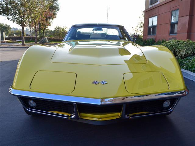 1969 Yellow Chevrolet Corvette Coupe