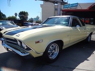 1969 Yellow Chevrolet El Camino Pickup Truck