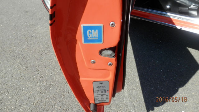 1969 Hugger Orange Chevrolet Camaro Coupe