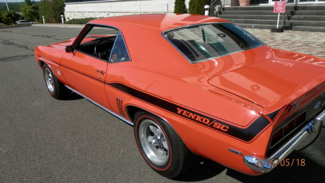 1969 Hugger Orange Chevrolet Camaro Coupe