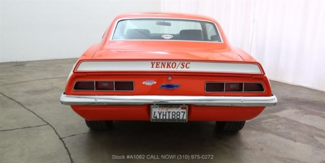 1969 Orange Chevrolet Camaro