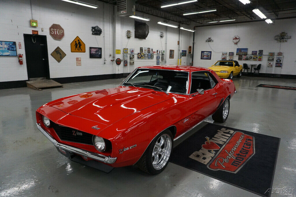 1969 Red Chevrolet Camaro