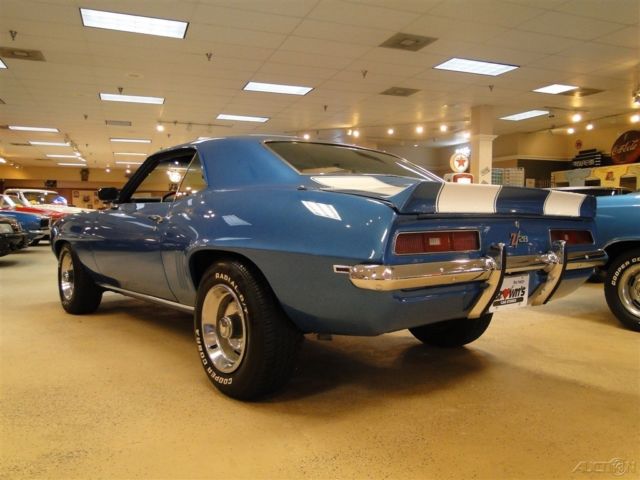 1969 Blue Chevrolet Camaro