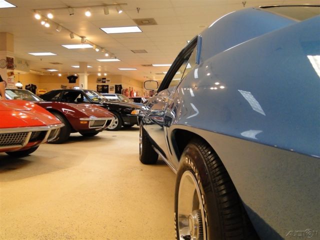 1969 Blue Chevrolet Camaro