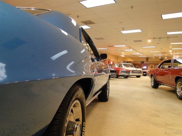 1969 Blue Chevrolet Camaro