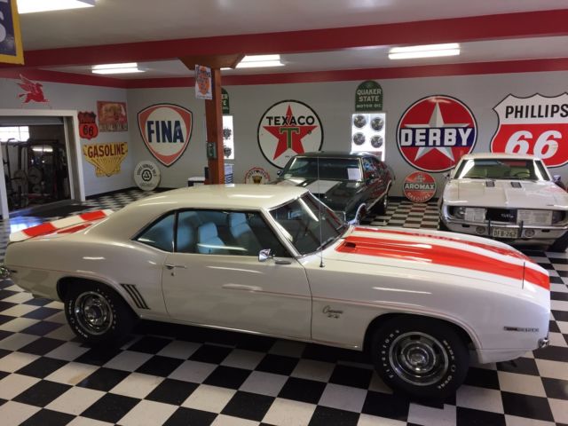 1969 White /w Orange stripes Chevrolet Camaro Coupe