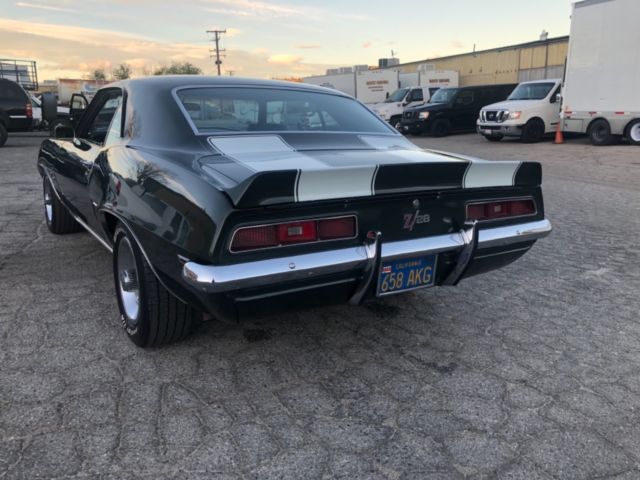 1969 Burgundy Chevrolet Camaro