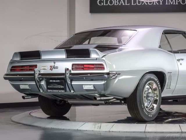 1969 Silver Chevrolet Camaro