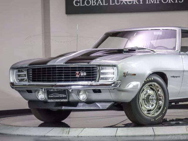 1969 Silver Chevrolet Camaro