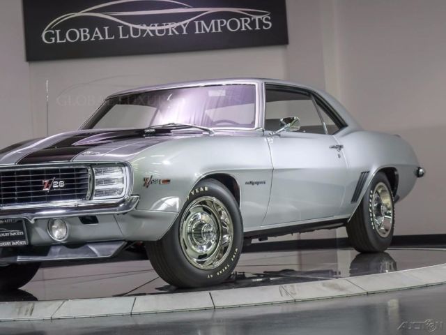 1969 Silver Chevrolet Camaro
