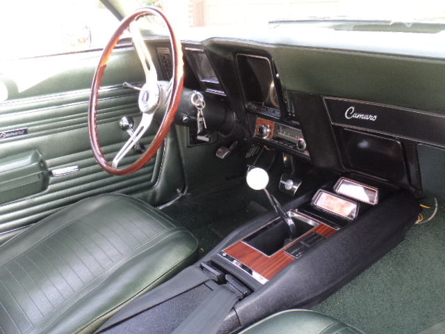 1969 Fathom Green Met. Code # 57 Chevrolet Camaro Coupe