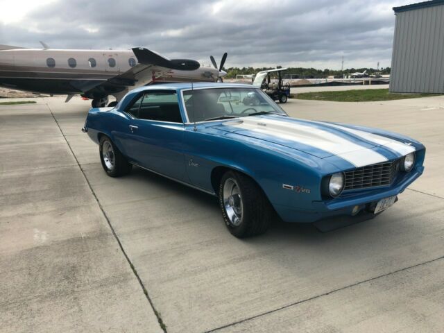 1969 Blue Chevrolet Camaro