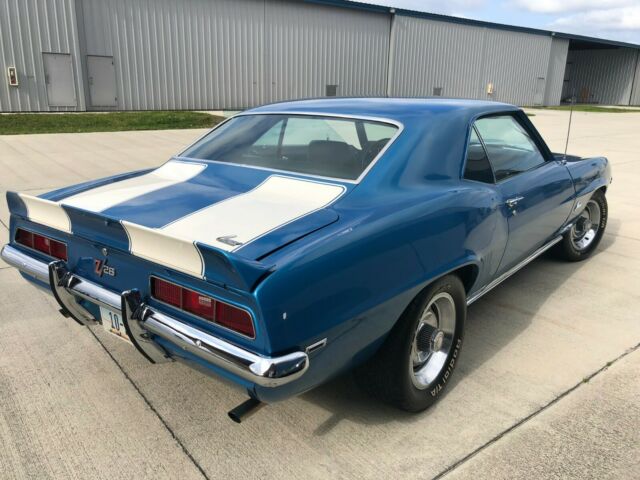 1969 Blue Chevrolet Camaro