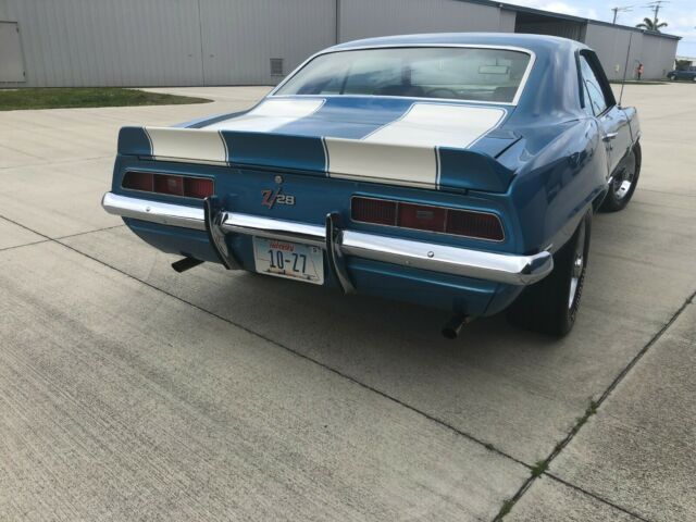 1969 Blue Chevrolet Camaro