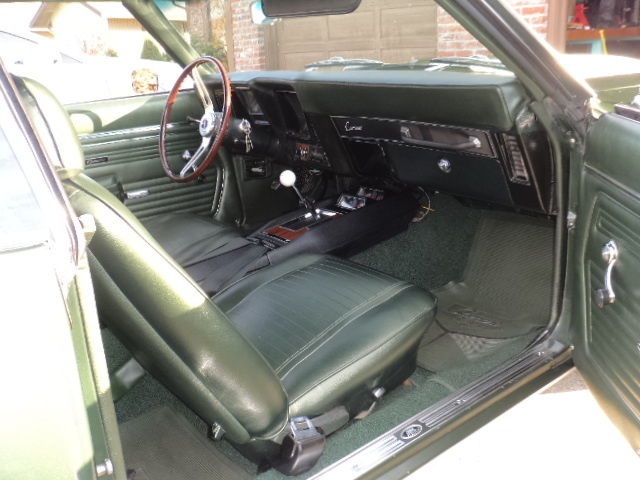 1969 Fathom Green Met. Code # 57 Chevrolet Camaro Coupe