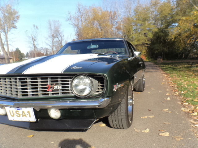 1969 Fathom Green Met. Code # 57 Chevrolet Camaro Coupe