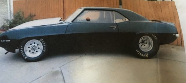 1969 Black Chevrolet Camaro steel