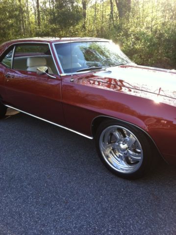 1969 Burgundy Chevrolet Camaro Coupe