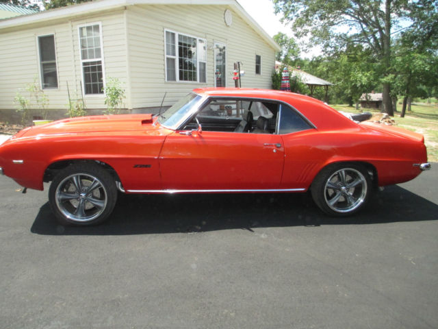 1969 Orange Chevrolet Camaro Coupe