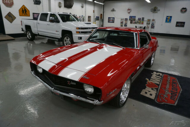 1969 Red Chevrolet Camaro