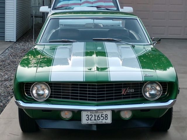 1969 Green Chevrolet Camaro Coupe