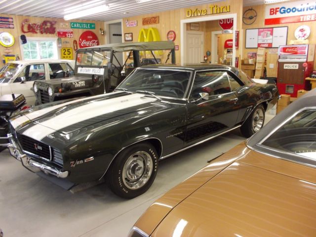 1969 Green Chevrolet Camaro