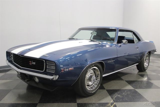1969 Blue Chevrolet Camaro