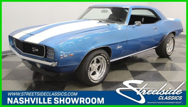 1969 Blue Chevrolet Camaro