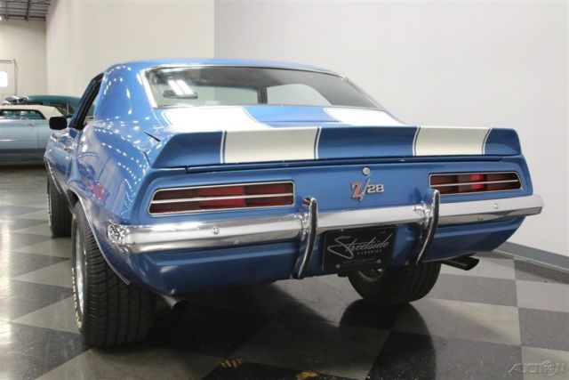 1969 Blue Chevrolet Camaro
