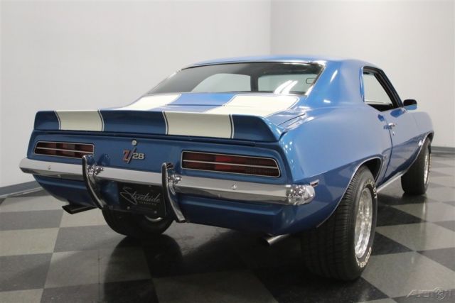1969 Blue Chevrolet Camaro