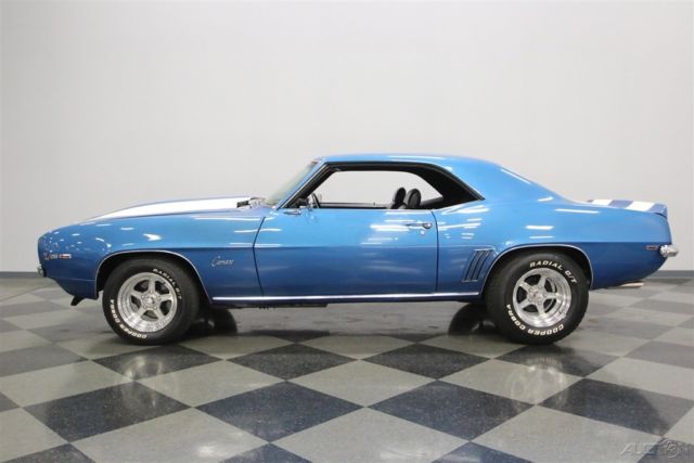 1969 Blue Chevrolet Camaro