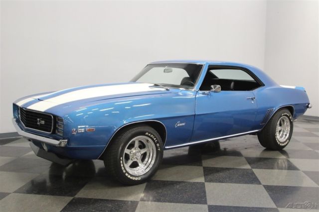 1969 Blue Chevrolet Camaro