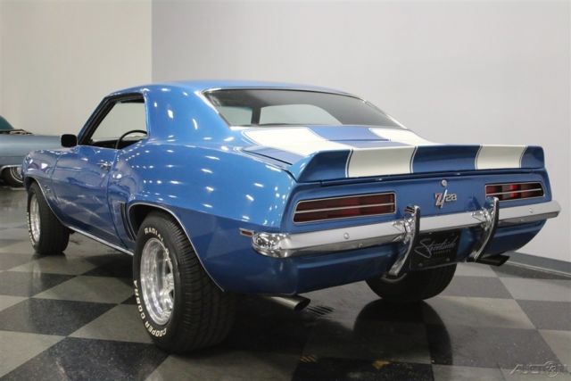 1969 Blue Chevrolet Camaro