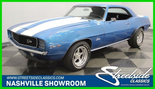 1969 Blue Chevrolet Camaro
