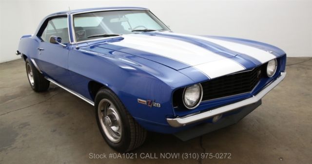 1969 Blue Chevrolet Camaro