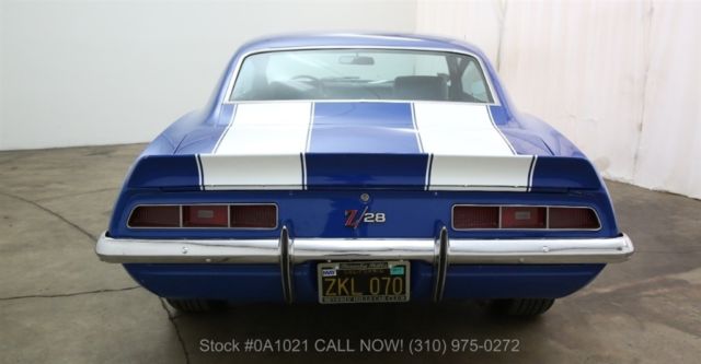 1969 Blue Chevrolet Camaro