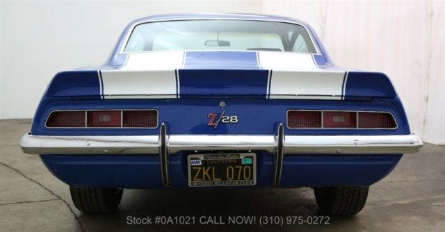1969 Blue Chevrolet Camaro