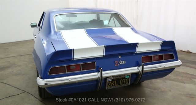 1969 Blue Chevrolet Camaro