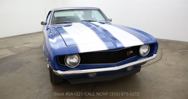 1969 Blue Chevrolet Camaro