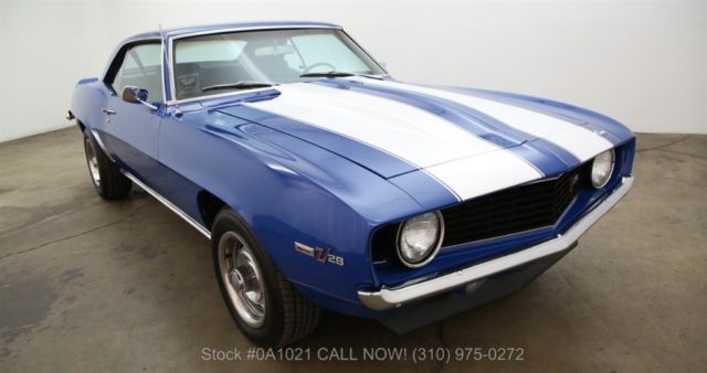 1969 Blue Chevrolet Camaro