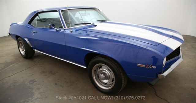 1969 Blue Chevrolet Camaro