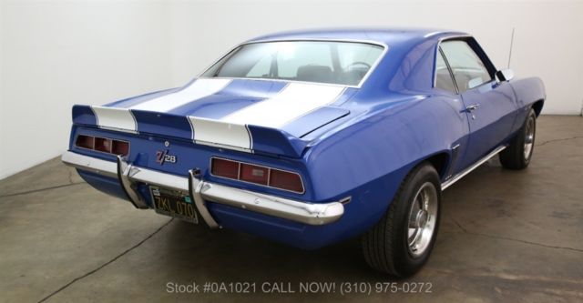 1969 Blue Chevrolet Camaro