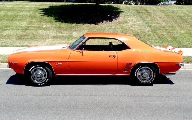 1969 Orange Chevrolet Camaro Coupe