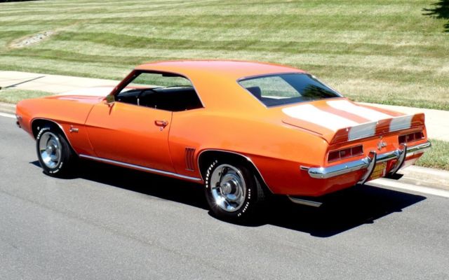 1969 Orange Chevrolet Camaro Coupe