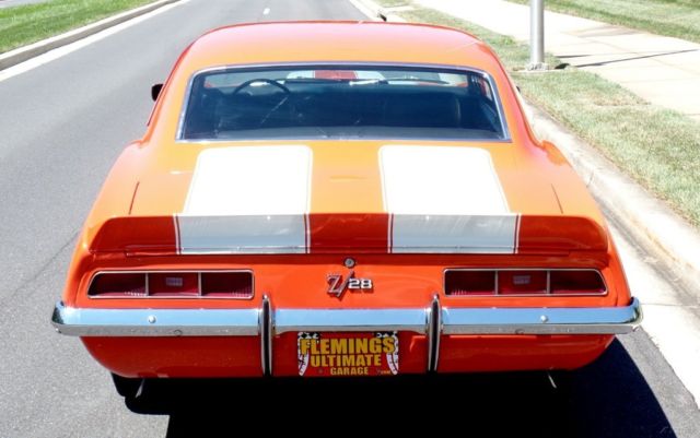 1969 Orange Chevrolet Camaro Coupe