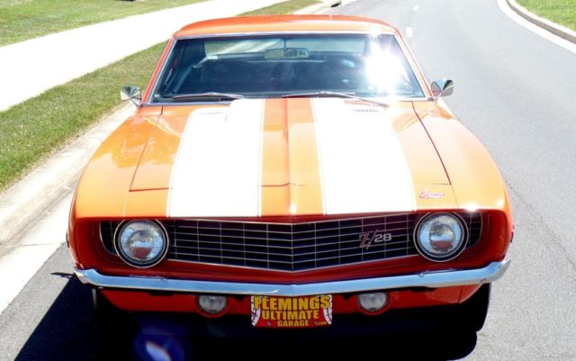 1969 Orange Chevrolet Camaro Coupe