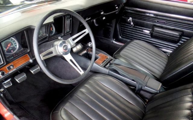 1969 Orange Chevrolet Camaro Coupe