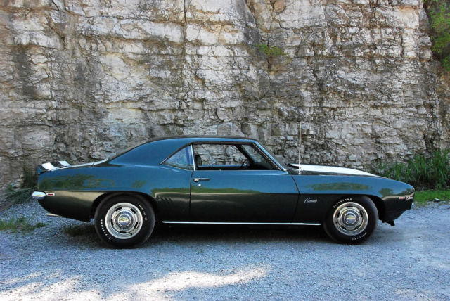 1969 Fathom Green Chevrolet Camaro Coupe
