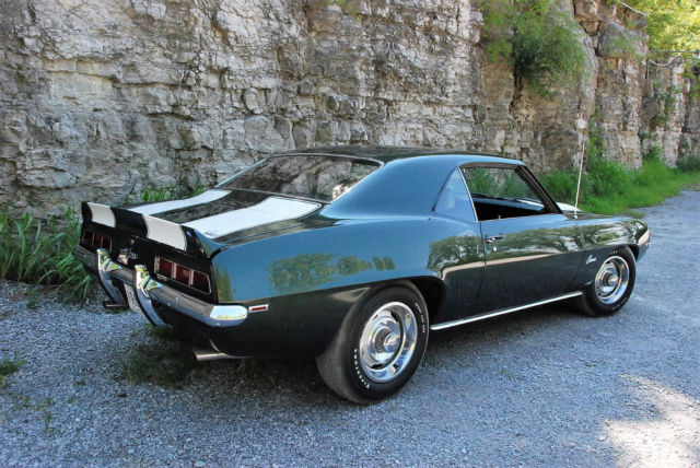 1969 Fathom Green Chevrolet Camaro Coupe